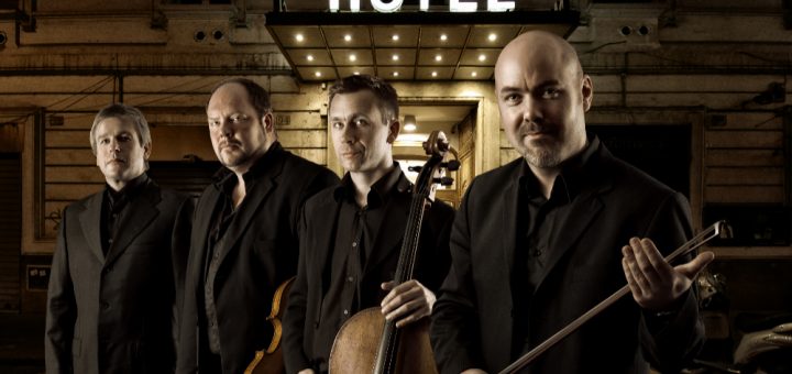 Stenhammar Quartet, hos Bernhard & Weiss 2019. Foto: Bo Söderström